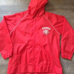 Vintage Champion Wisconsin Badgers Windbreaker
